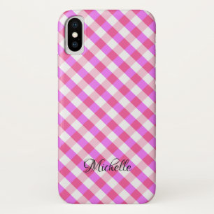 Funda Para iPhone X Casos de teléfono con nombres personalizados de pa