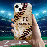 Funda Para iPhone 14 De Case-Mate Casos de teléfono de béisbol vintage personalizado<br><div class="desc">Estilos más nuevos a viejos de los casos de teléfonos de béisbol de época personalizada. Se muestra el Funda de iPhone XR de béisbol. O, elige uno de los muchos fundas de New baseball para iPhone XS, Fundas XS Max para iPhone, iPad, Samsung y más. LLAMAR A los diseñadores Zazzle...</div>