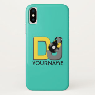 Funda Para iPhone X Casos de teléfono de color y nombre personalizados