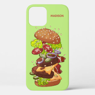 Funda Para iPhone 12 Casos de teléfono de nombre personalizado de Big B