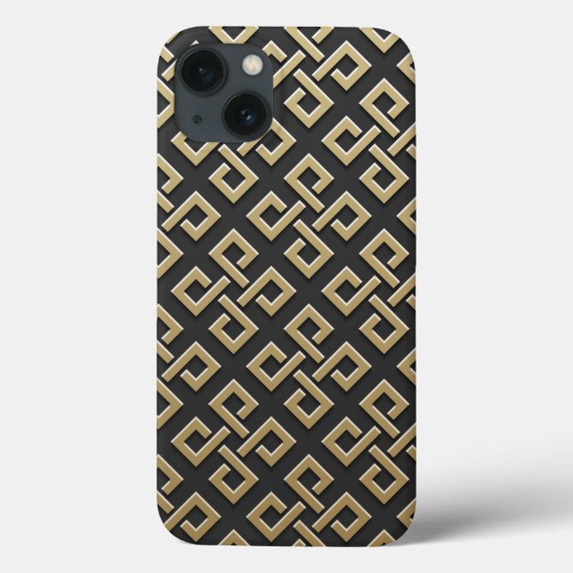Funda De Case-Mate Para iPhone Casos de teléfono de patrón metálico (Reverso)