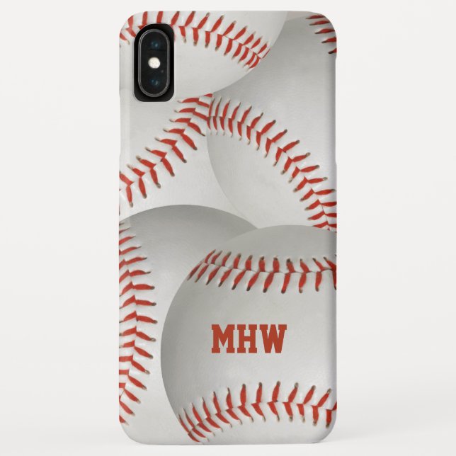 Funda De Case-Mate Para iPhone Casos de teléfono de personalizado de béisbol (Reverso)
