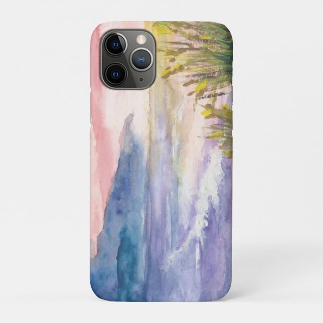 Funda De Case-Mate Para iPhone Casos de teléfono de playa Sunrise (Reverso)
