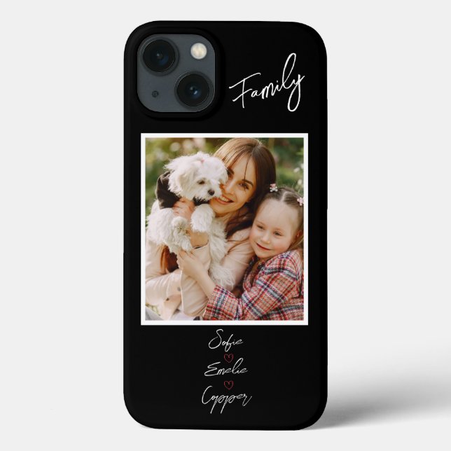 Funda De Case-Mate Para iPhone Casos de teléfono familiar - Nombre personalizado (Reverso)