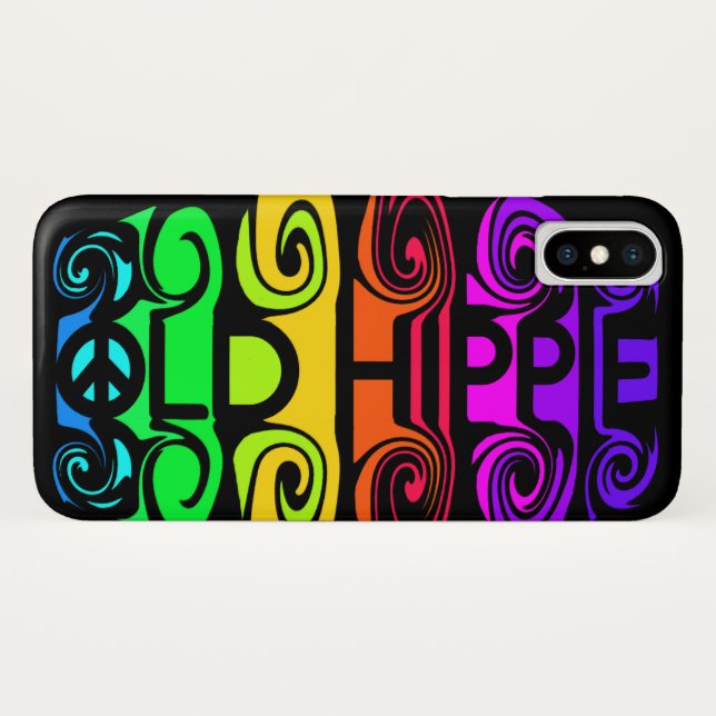 Funda De Case-Mate Para iPhone Casos de teléfono Hippie antiguos (Reverso (horizontal))