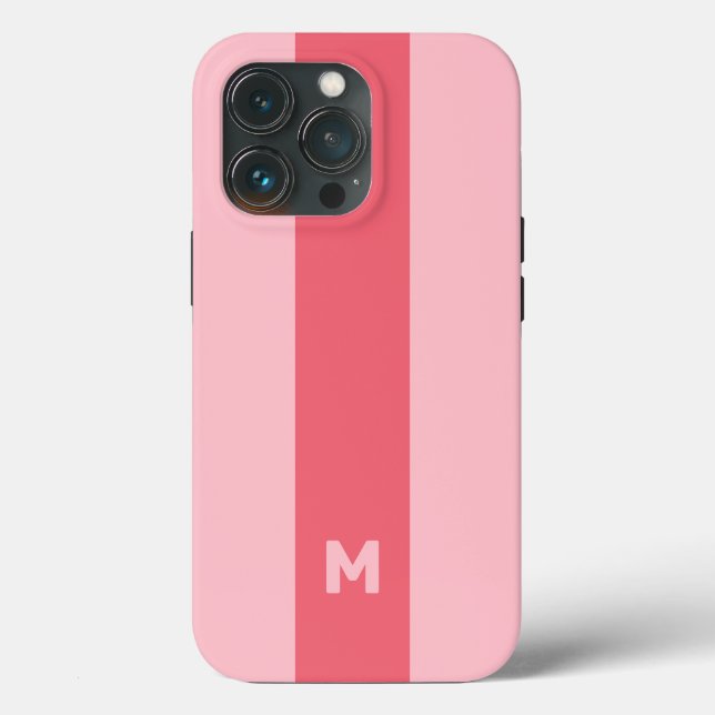 Funda De Case-Mate Para iPhone Casos de teléfono monograma de personalizado (Reverso )