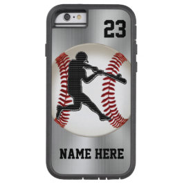 Funda Para iPhone 13 Casos del béisbol del iPhone del NOMBRE y del