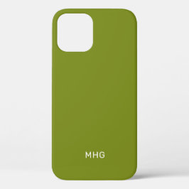 Funda Para iPhone 12 Pro Casos minimalistas de teléfono monogramados