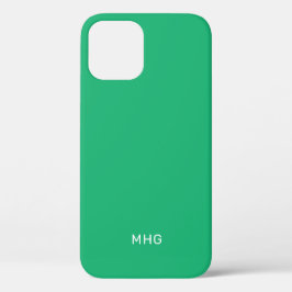 Funda Para iPhone 12 Casos minimalistas de teléfono monogramados
