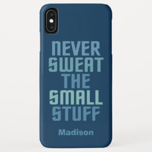 Funda Para iPhone XS Max Casos móviles con nombres personalizados motivaci