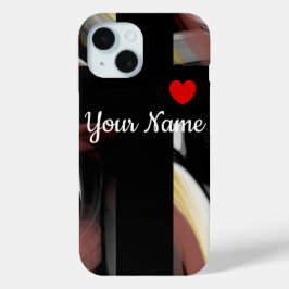 Funda Para iPhone 15 Casos personales de iPhone Trend Resumen de Polvo 