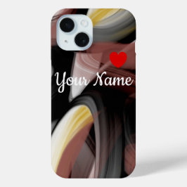 Funda Para iPhone 15 Casos personales de iPhone Trend Resumen de Polvo 