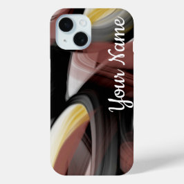 Funda Para iPhone 15 Casos personales de iPhone Trend Resumen de Polvo 