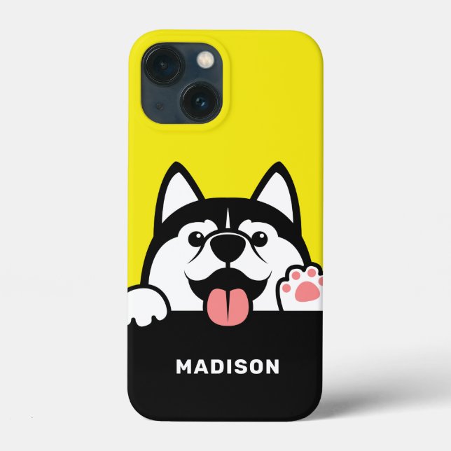 Funda De Case-Mate Para iPhone Casos telefónicos personalizados de nombre siberia (Reverso )