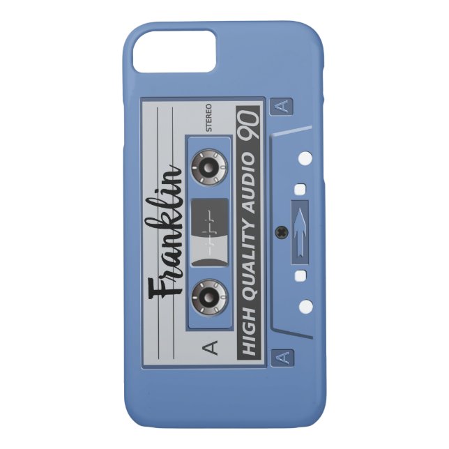 Funda De Case-Mate Para iPhone Cassette de audio retro de acoplamiento (Reverso)