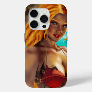 Funda Para iPhone 15 Pro Cassja en la playa