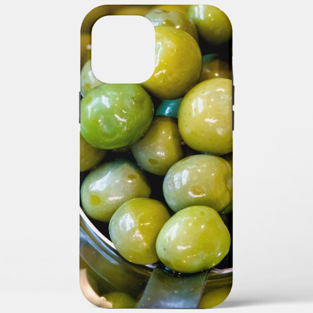 Funda De Case-Mate Para iPhone Castelvetrano Aceitunas verdes dulces (Reverso )
