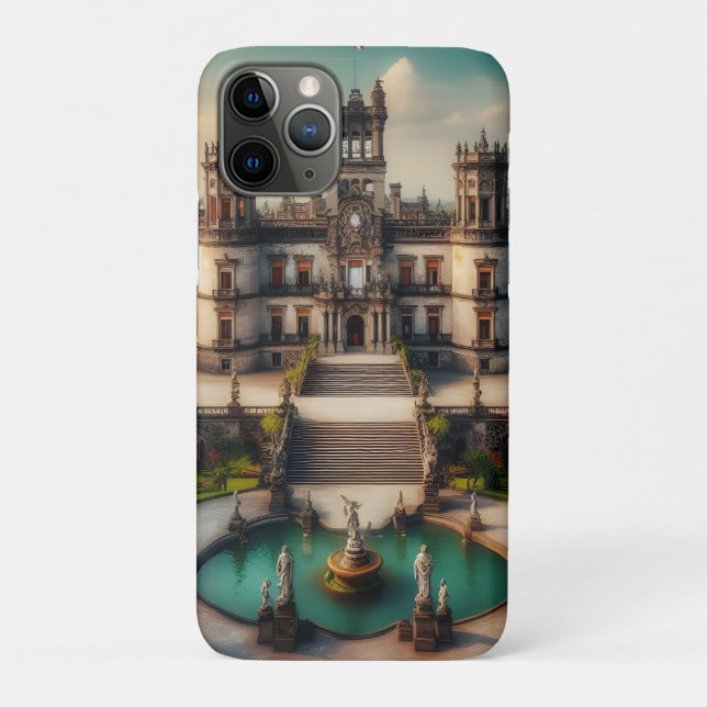 Funda De Case-Mate Para iPhone Castillo de Chapultepec México Viajes Antiguos (Reverso)