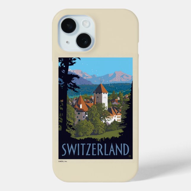 Funda De Case-Mate Para iPhone Castillo de Chillon | Suiza (Reverso )