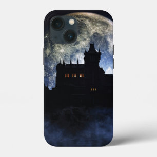 Funda Para iPhone 13 Mini Castillo de fantasía durante la noche