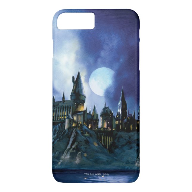 Funda De Case-Mate Para iPhone Castillo de Harry Potter| Hogwares de noche (Reverso)