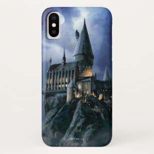 Funda Para iPhone X Castillo de Harry Potter   Hogwarts iluminados por