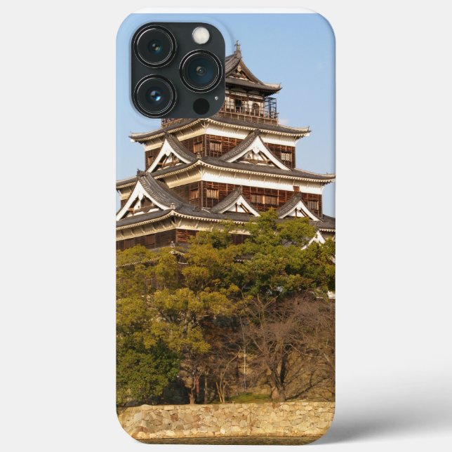 Funda De Case-Mate Para iPhone Castillo de Hiroshima 広 島 城, Hiroshima, Japón (Reverso )