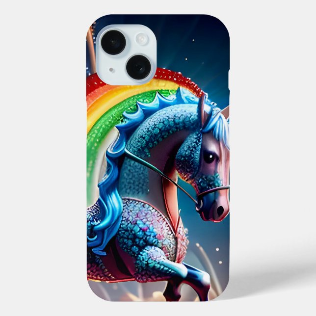 Funda De Case-Mate Para iPhone Castillo de Pegasus 2 (Reverso )