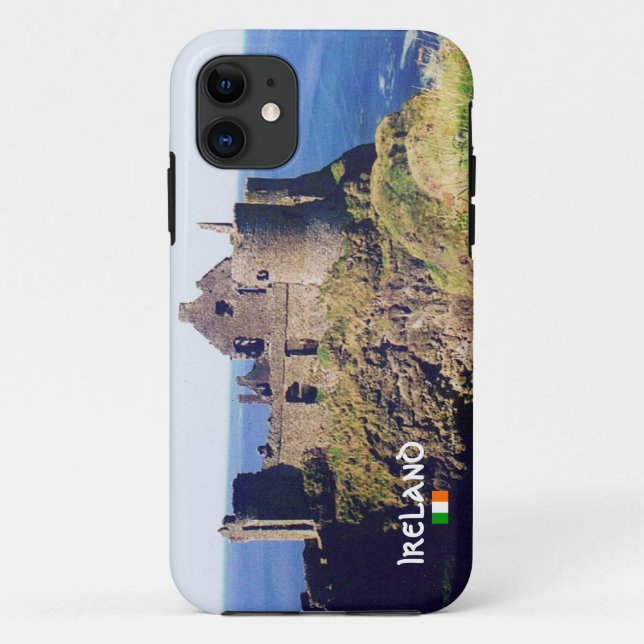 Funda De Case-Mate Para iPhone Castillo irlandés por el mar, Irlanda (Reverso)