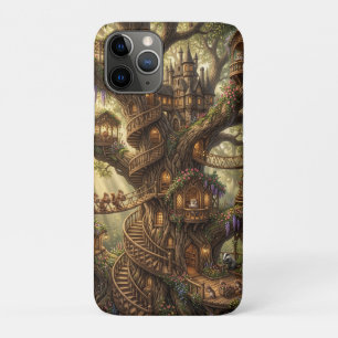 Funda Para iPhone 11 Pro Castillo Mágico de Casa en el Árbol