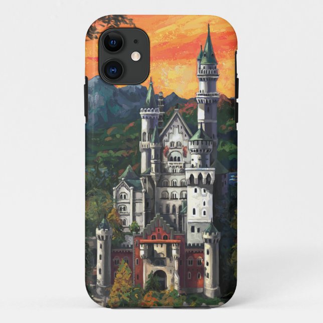 Funda De Case-Mate Para iPhone Castillo Schloss Neuschwanstein (Reverso)