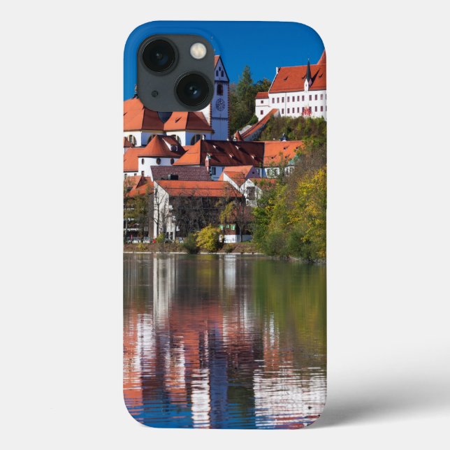 Funda De Case-Mate Para iPhone Castillo y Abby junto al río (Reverso)