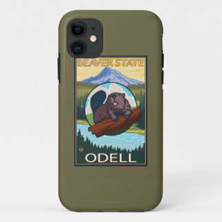 Funda Para iPhone 11 Castor y capilla del Mt. - Odell, Oregon