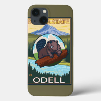Funda Para iPhone 13 Castor y capilla del Mt. - Odell, Oregon