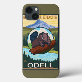 Funda Para iPhone 13 Castor y capilla del Mt. - Odell, Oregon