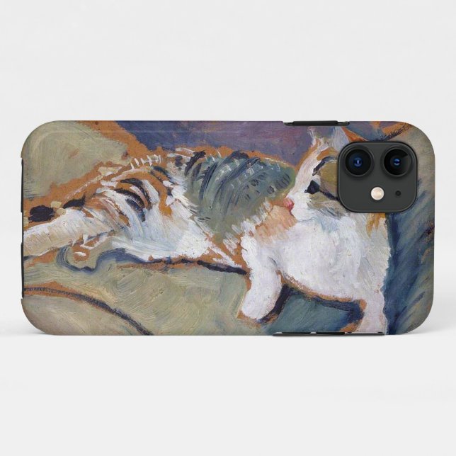 Funda De Case-Mate Para iPhone Cat, August Macke Funda-Mate iPhone Estuche (Reverso (horizontal))