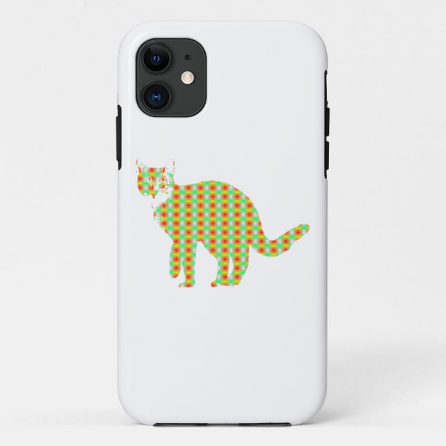 Funda De Case-Mate Para iPhone Cat con patrones (Reverso)