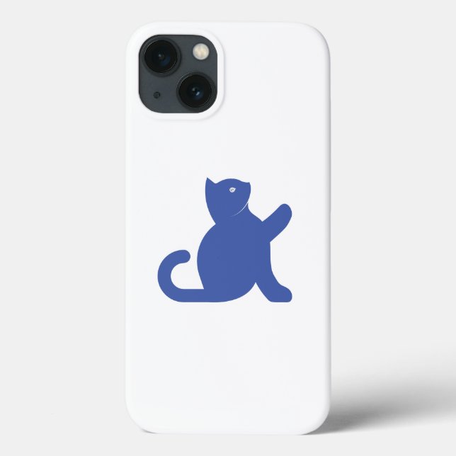 Funda De Case-Mate Para iPhone Cat Dice Hola (Reverso)