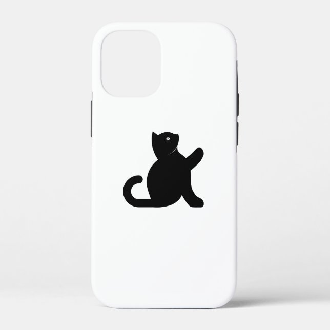 Funda De Case-Mate Para iPhone Cat Dice Hola (Reverso )
