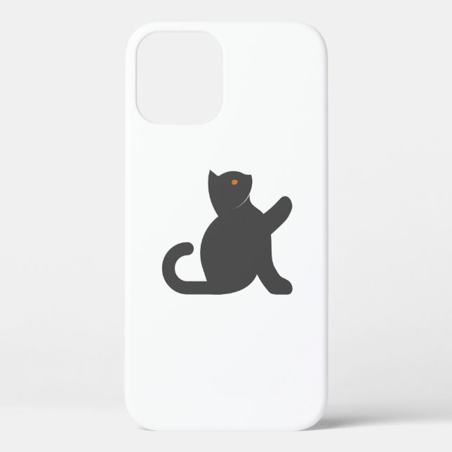 Funda De Case-Mate Para iPhone Cat Dice Hola (Reverso )