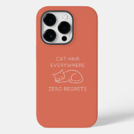 Funda Para iPhone 14 Pro De Case-Mate Cat hair everywhere zero regrets