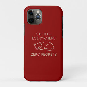Funda Para iPhone 11 Pro Cat hair everywhere zero regrets