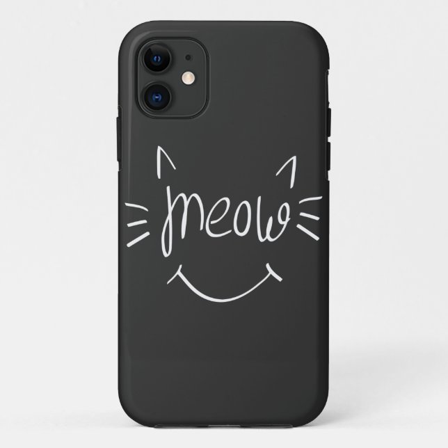 Funda De Case-Mate Para iPhone Cat Lover Meow (Reverso)