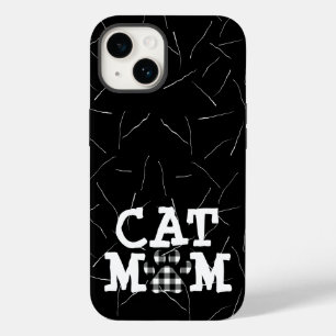 Funda Para iPhone 14 De Case-Mate Cat Mom Pawprint con Cat Hair