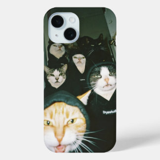 Funda Para iPhone 15 Cat Phone