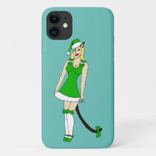 Funda Para iPhone 11 Catarata de Navidades verdes