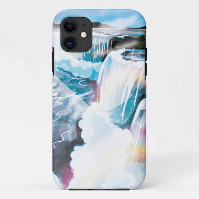 Funda De Case-Mate Para iPhone Cataratas del Niágara (Reverso)