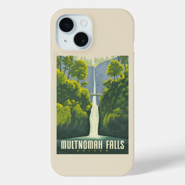 Funda De Case-Mate Para iPhone Cataratas Multnomah | Oregon (Reverso )