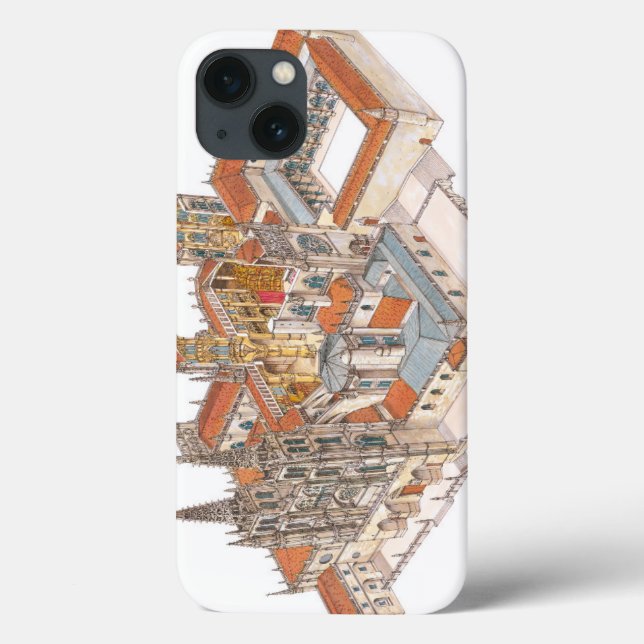Funda De Case-Mate Para iPhone Catedral de Burgos. España (Reverso)