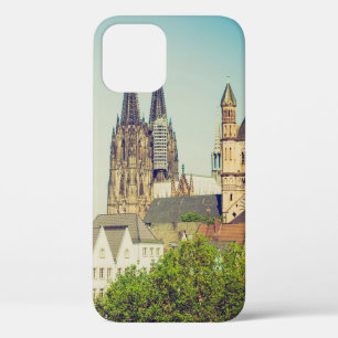Funda Para iPhone 12 Catedral de Colonia Koelner Dom, de aspecto vintag